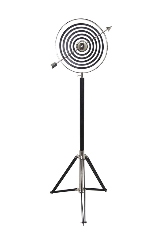 Premier Housewares Nickel Armillary, 49 x 48 x 137 cm, Black