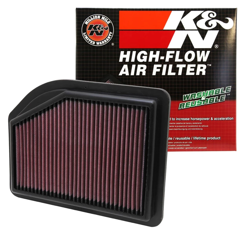 K&N Engine Air Filter: High Performance, Premium, Washable, Replacement Car Air Filter: Compatible with 2012-2104 Honda CR-V L4 2.4L, 33-2477