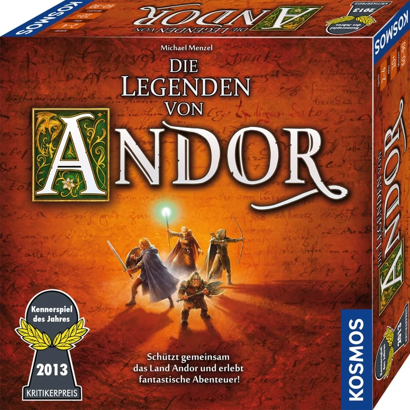Kosmos 691745 The Legends of Andor [German Language Product], Awarded Kennerspiel des Jahres 2013 - Image 1