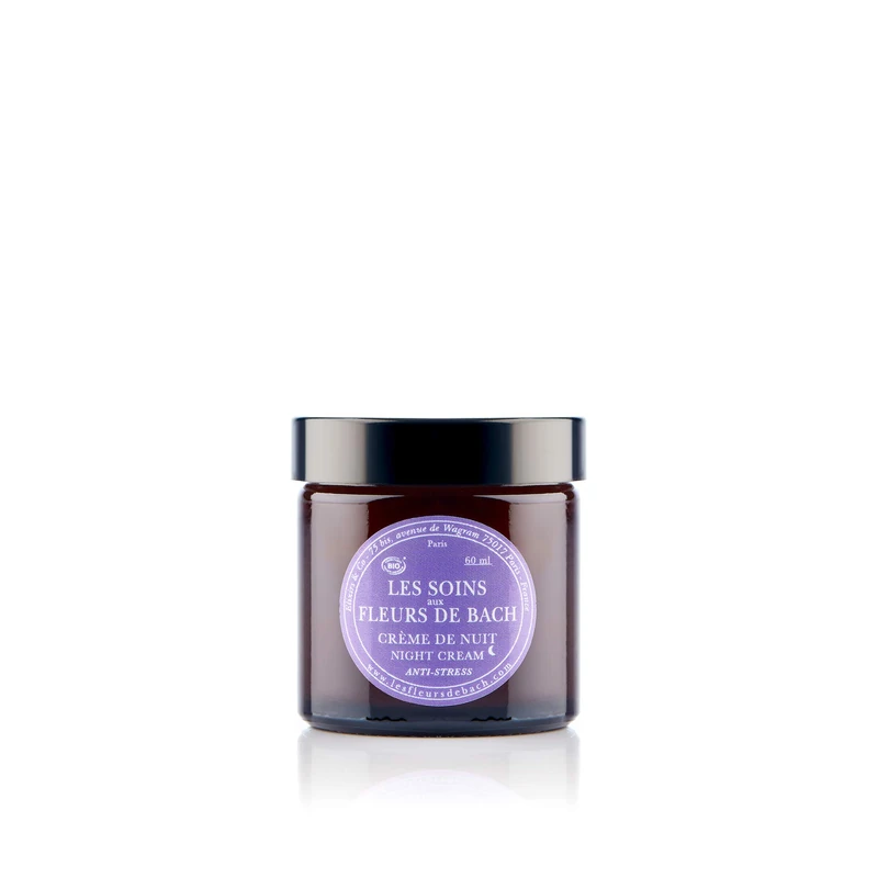 Les Fleurs De Bach Anti Stress Night Cream 60ml - Image 1