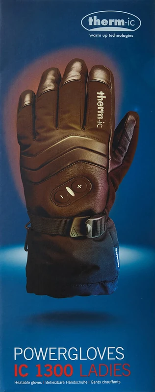 Therm-ic IC 1300 Women's Power Gloves Warm Hands Black black Size:L