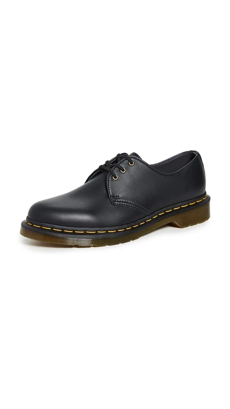 Dr. Martens 1461 Vegan BLACK, Unisex Adults’ Derby, Black, 6.5 UK (40 EU)