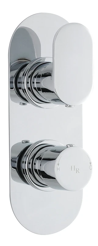 Ultra REI3410 Reign Thermostatic Twin Valve - Chrome