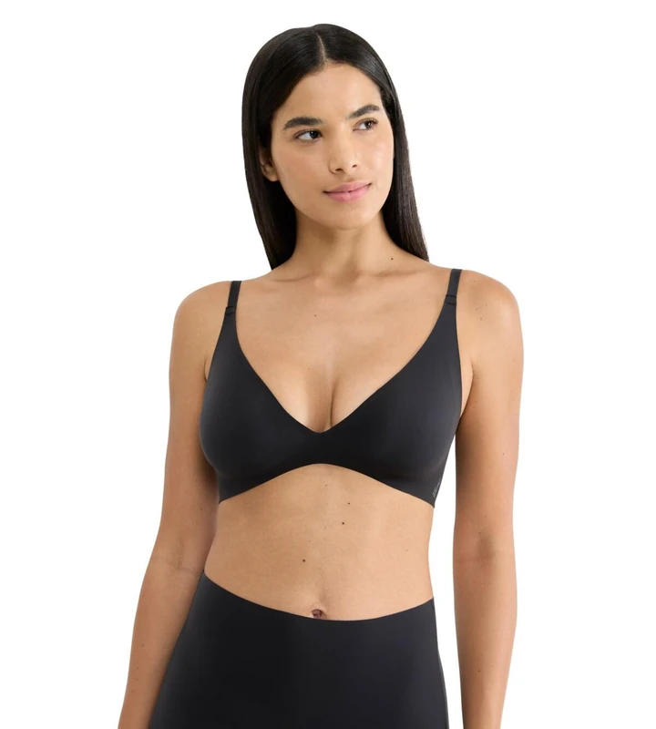 Sloggi Women's Zero Feel 2.0 The Up P Bra Padded, Black, M