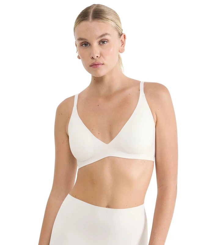 Sloggi Women's Zero Feel 2.0 The Up P Bra Padded, Silk White, M