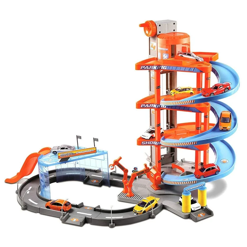 Bburago B18-30031 1:43 Street FIRE MEGA Dealer Showroom Garage, Assorted Colours, Scale,18-30031 - Image 1