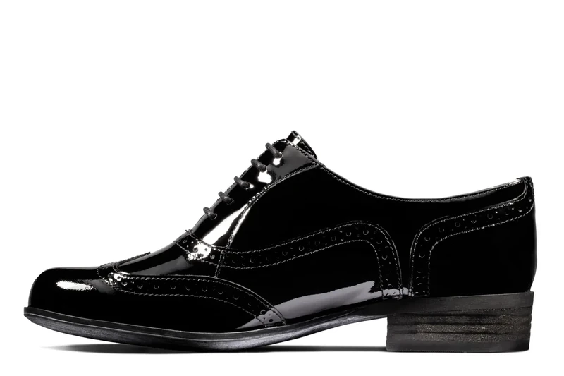 Clarks Womens Casual Clarks Hamble Oak Leather Shoes, black*5 UK