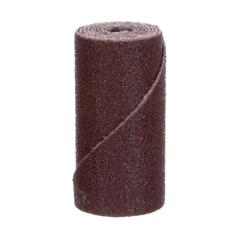 3M Cartridge Roll 341D, Straight, 1/4" Diameter x 1" Length, 80 Grit (Pack of 100)