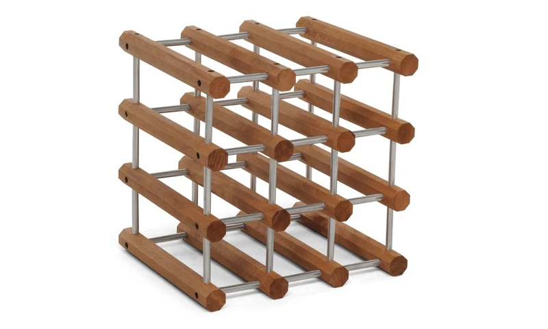 Foppapedretti Il Cantiniere Wine Rack Alluminio/Noce