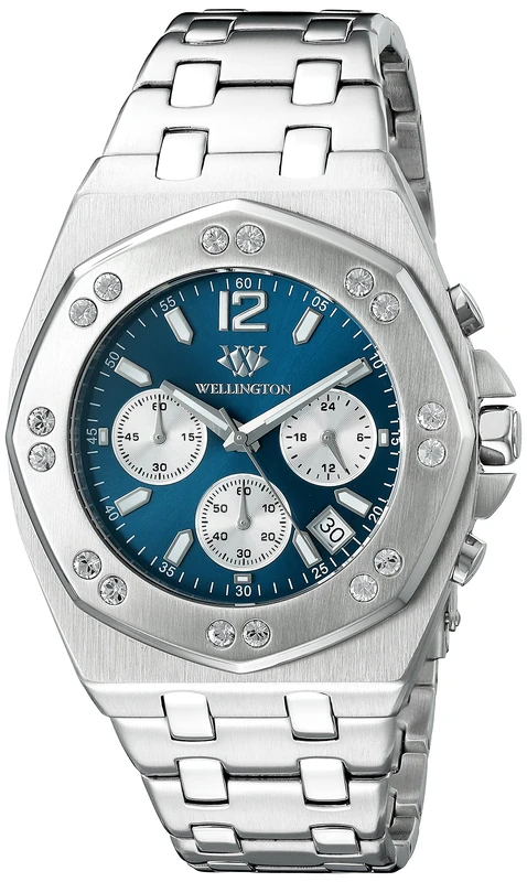 Wellington Darfield Men's Blue Dial Chronograph Watch WN511-131