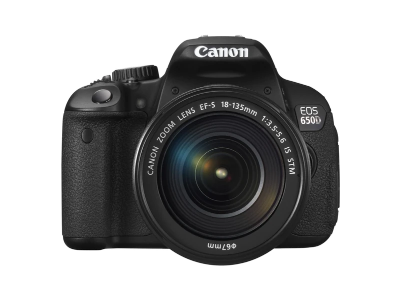 Canon EOS 650D DSLR - 18MP, 1080p Video, 5fps, Vari-angle Touch LCD