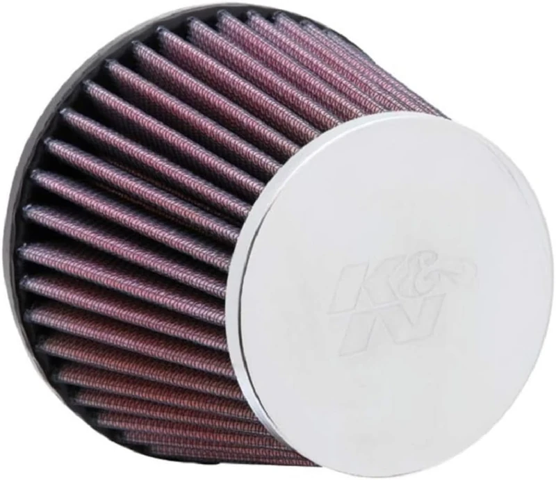 K and N RC-9270 Car and Motorcycle Universal Chrome Filter