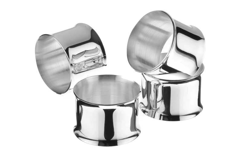 Arthur Price of England Silver Plated Inspiration Napkin Rings, Set of 4 - Image 1