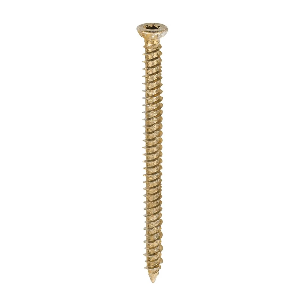 TIMCO ZYP Multi-Fix Concrete Screw - 7.5 x 100 - Yellow - Box of 100