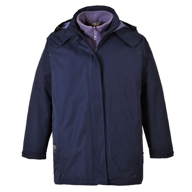 Portwest Elgin 3-in-1 Women's Jacket, Size: L, Colour: Navy, S571NARL
