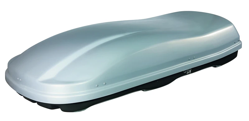 Farad F3 Metallic Silver Extra Large 680 Litre Roof Box - Dual Side Opening with Central Locking