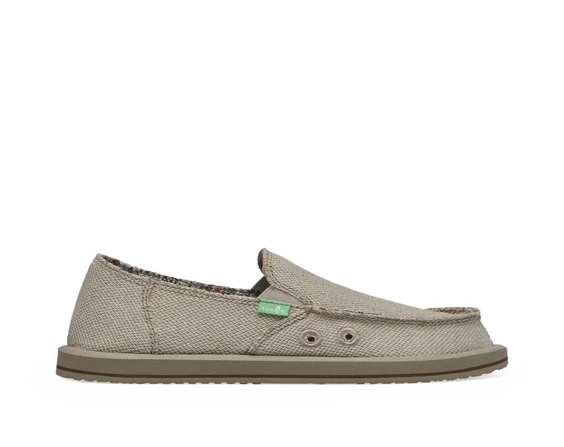 Sanuk Women's Donna Hemp Slip-On,Natural,5 M US - Image 1