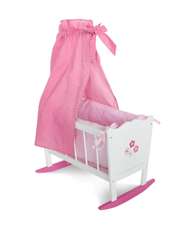 CHIC 2000 Bayer Doll Fiori Bianco Design Cradle