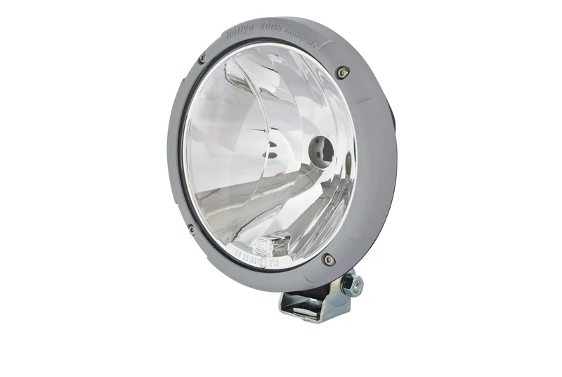 HELLA 1F3 010 119-011 Halogen-Spotlight - Rallye 3003 Compact - 12/24V - Round - Reference number: 37.5 - Bolted - Clear diffusing lens - Lens Colour: Crystal clear - left/right