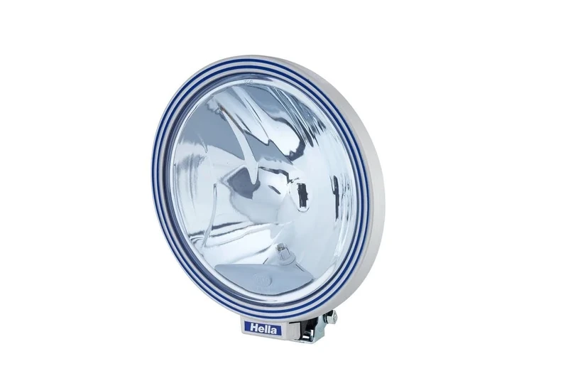 HELLA 1F8 006 800-321 Halogen/Halogen-Spotlight - Rallye 3000 - 24/12V - Round - Reference number: 37.5 - Bolted - Clear diffusing lens - Lens Colour: Black/Crystal clear - right/left