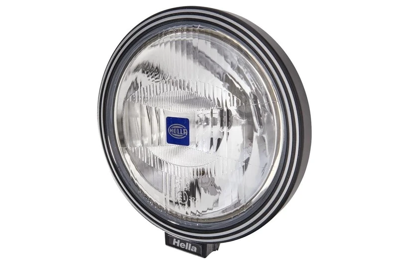 HELLA 1F8 006 800-191 Halogen-Spotlight - Rallye 3000 - 24/12V - Round - Reference number: 37.5 - Bolted - Patterned diffusing lens - Lens Colour: Crystal clear - right/left