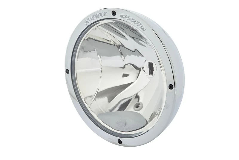 HELLA 1F8 007 560-311 Halogen/Halogen-Spotlight - Luminator Chromium - 24/12V - round - Reference number: 37.5 - Bolted - Clear diffusing lens - Lens Colour: Crystal clear - Cable: 800mm - left/right