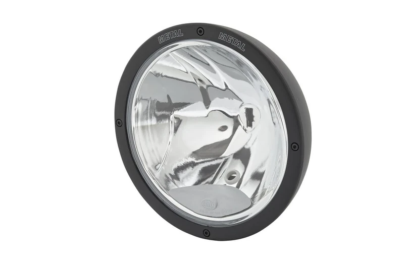 HELLA 1F8 007 560-301 Halogen/Halogen-Spotlight - Luminator Metal - 24/12V - Round - Reference number: 37.5 - Bolted - Clear diffusing lens - Lens Colour: Crystal clear - Cable: 800mm - left/right