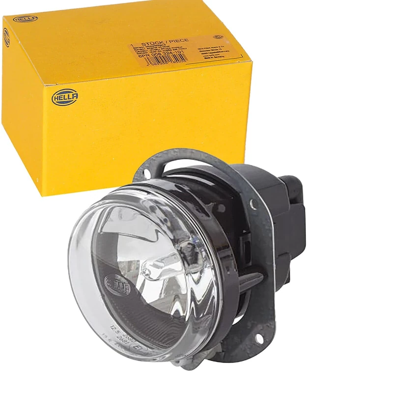 HELLA 1N0 010 294-011 FF-Front Fog Light - 90mm Essential - 24V - round - Fitting - Clear diffusing lens - Lens Colour: transparent - right/left