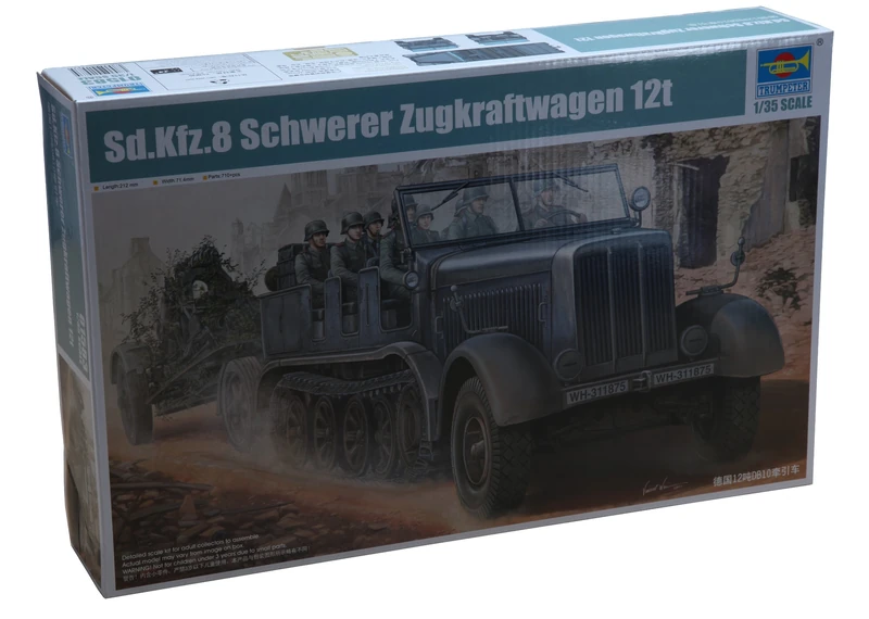 Trumpeter 1:35 - Sd.Kfz.8 Schwerer Zugkraftwagen 12 ton Half Track