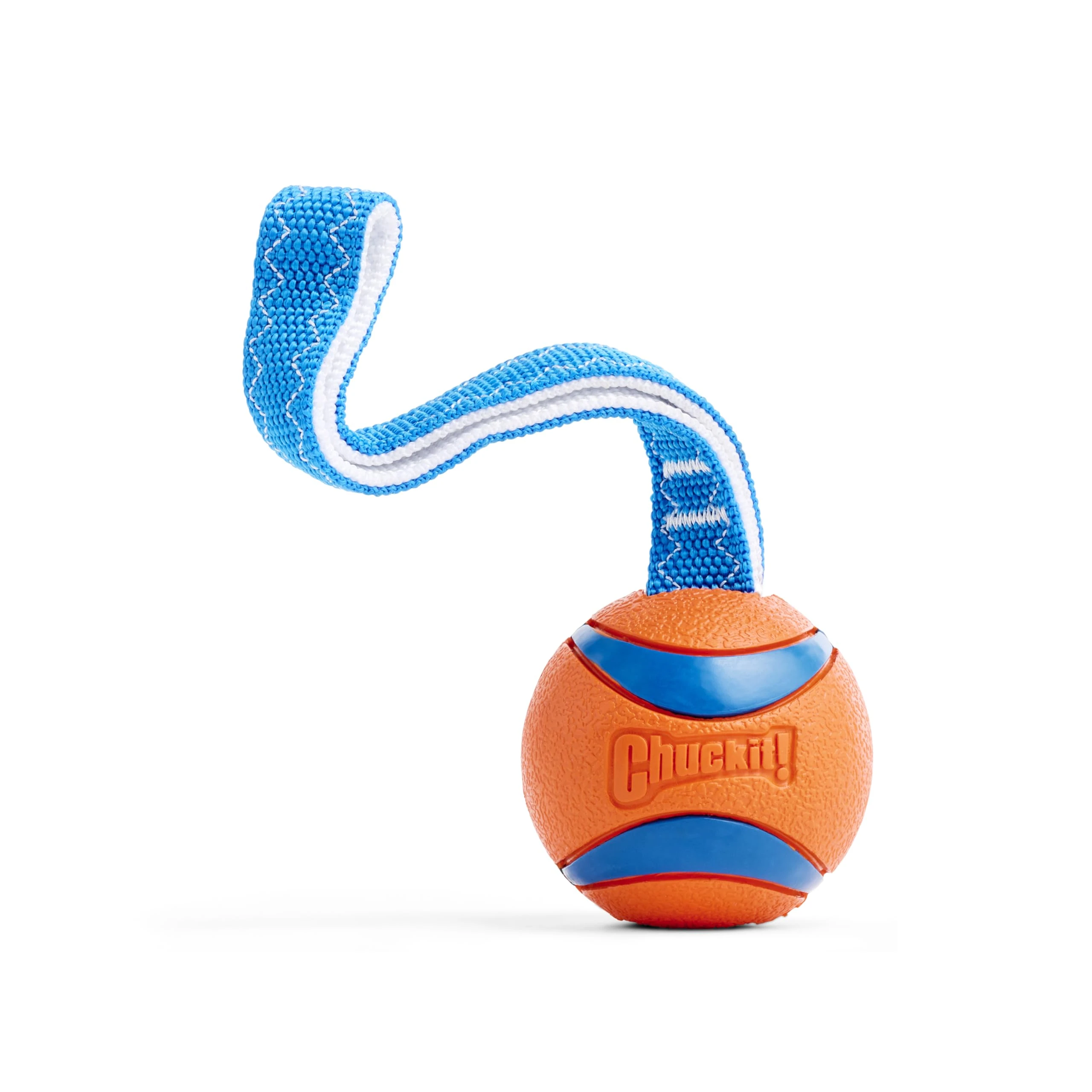 Chuckit! Ultra Tug Dog Toy With Rubber Ball Tug Of War Interactive Fetch Toy for Dogs, Large