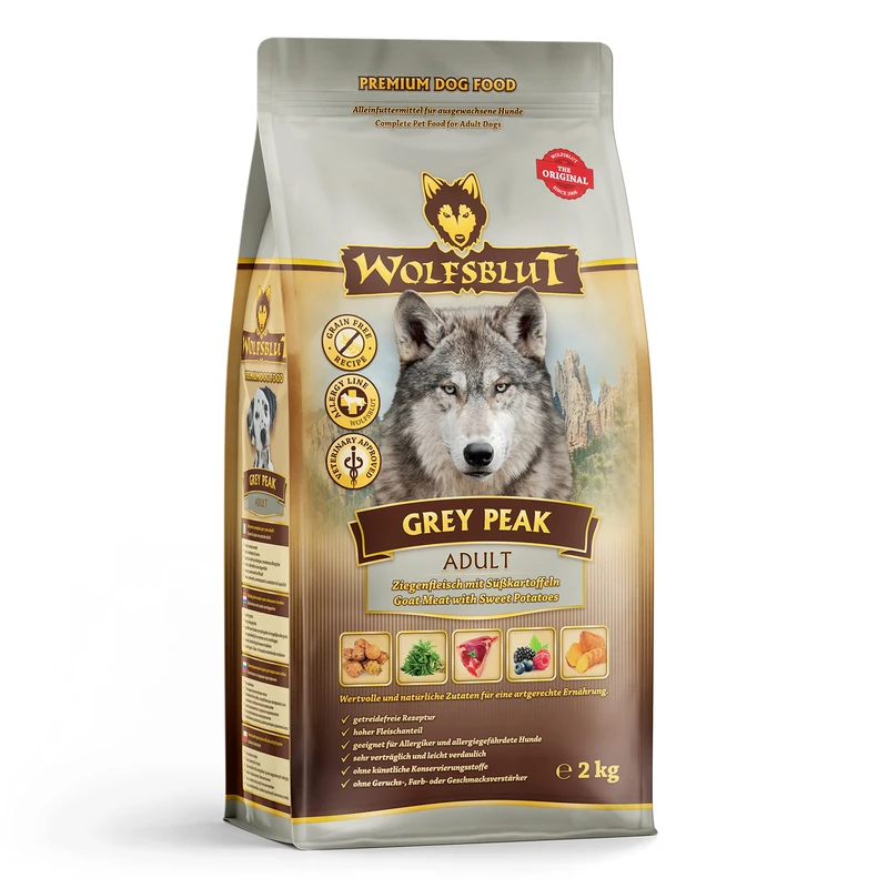 Wolfsblut Grey Peak Adult, Pack of 1 (1 x 2 kg)