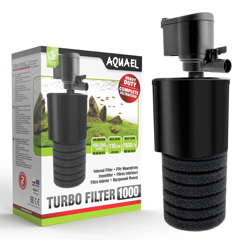 Aquael Filter Turbo 1000 N Black - Image 1