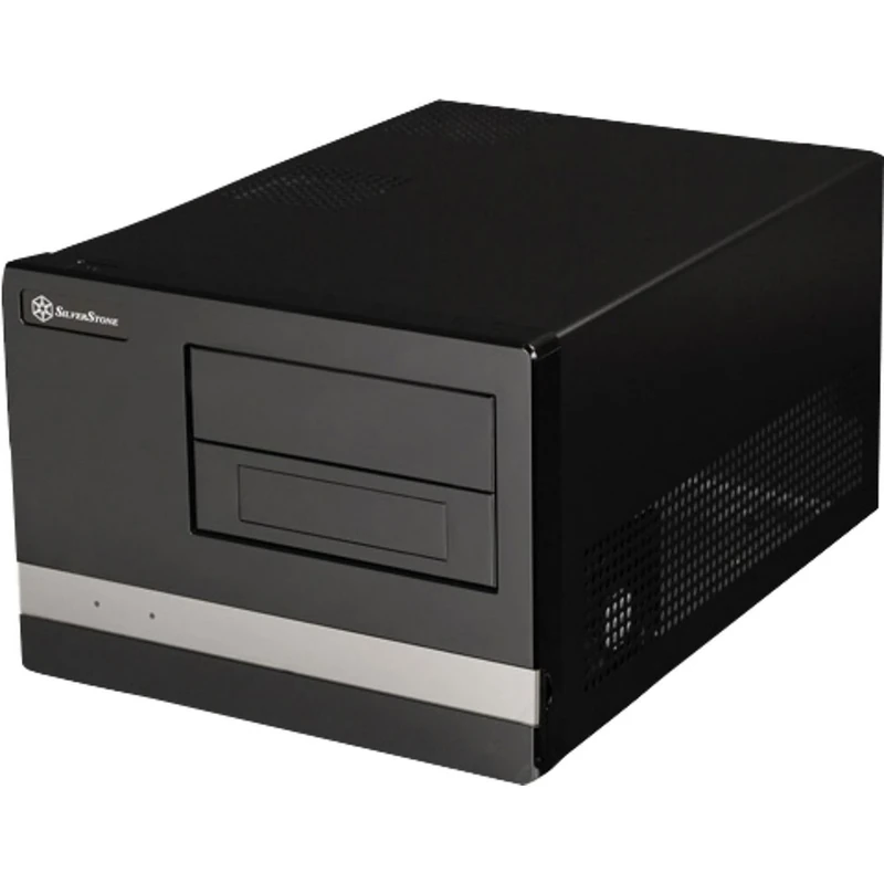 SilverStone SST-SG02B-F USB 3.0 - Sugo Micro ATX Computer Cube Case, black