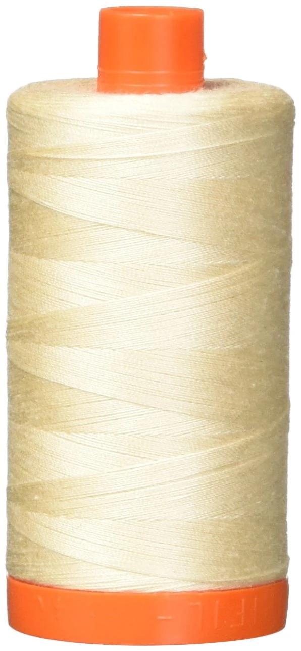 Aurifil A1050-2000 Mako Cotton Thread Solid 50WT 1422Yds Light sand