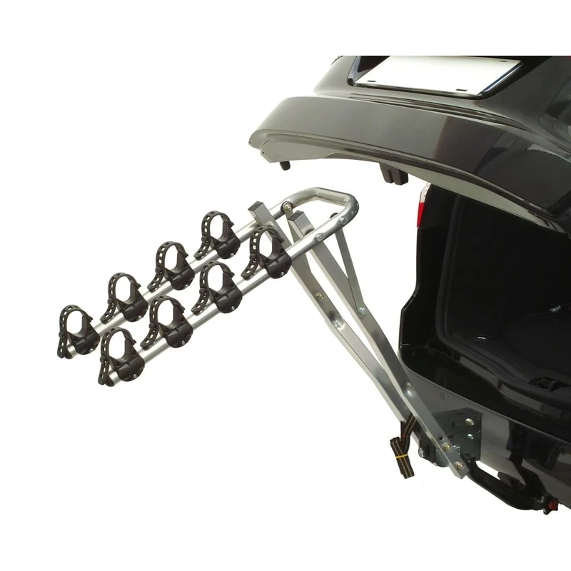 ETC ERR027 Deluxe 4-Bike Car Rack - Silver