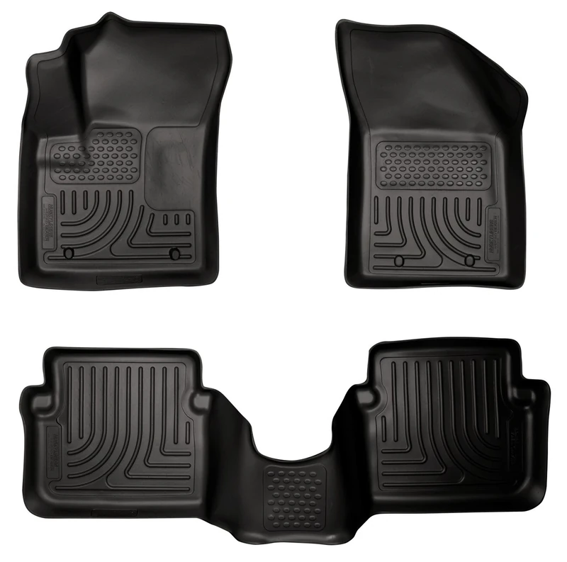 Husky Liners Front & 2nd Seat Floor Liners Fits 11-14 200 4 Door/Avenger