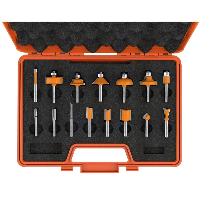 CMT Orange Tools 900.001.00 - Case 15 Straight Cutters and Profile. s 8 hw dx