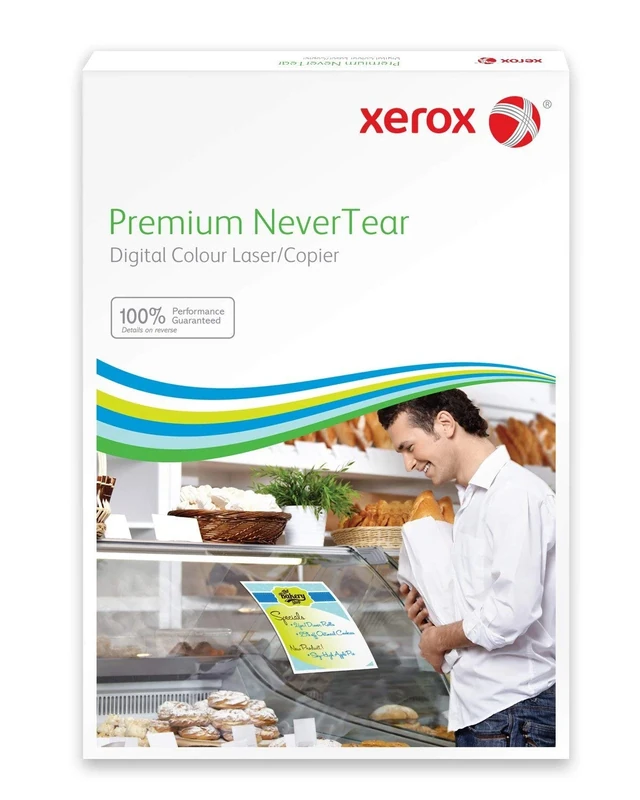 Xerox 83694 A4 210 x 297 mm Prem NeverTear Paper (Pack of 100)