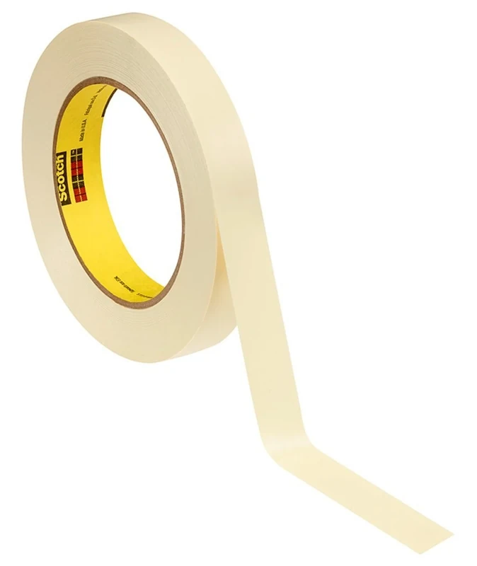 3M 470 Electroplating Mounting Tape, 19 mm x 33 m, 0.18 mm, Yellow, Pack of 48
