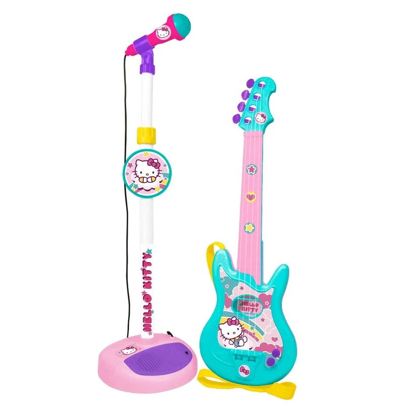 Reig Hello Kitty Guitar and Microphone