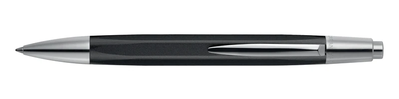 Caran D'ache Alchemix Nickel Plated Ballpoint Pen - Metallic Black