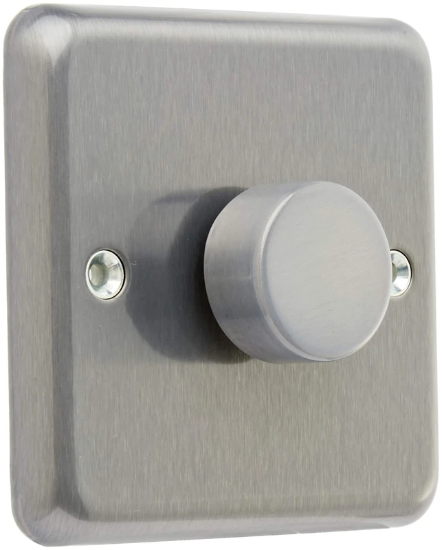 MK K1551BRCLV 1G Single 2-Way 60W - 500W Dimmer - Brushed Chrome