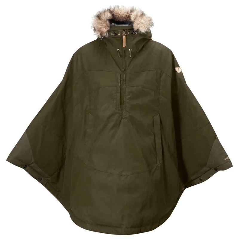 Fjallraven ladies Luhkka cape, dark olive, M