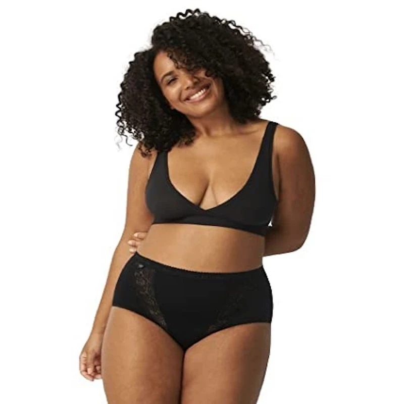 Sloggi Women's Chic Maxi Brief , Black - Black, 18 (Manufacturer Size: 46) Pack of 4