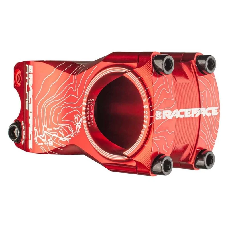 RaceFace RF ST12A31.850X0RED Atlas Stem - Red, Size 31.8/50 x 10