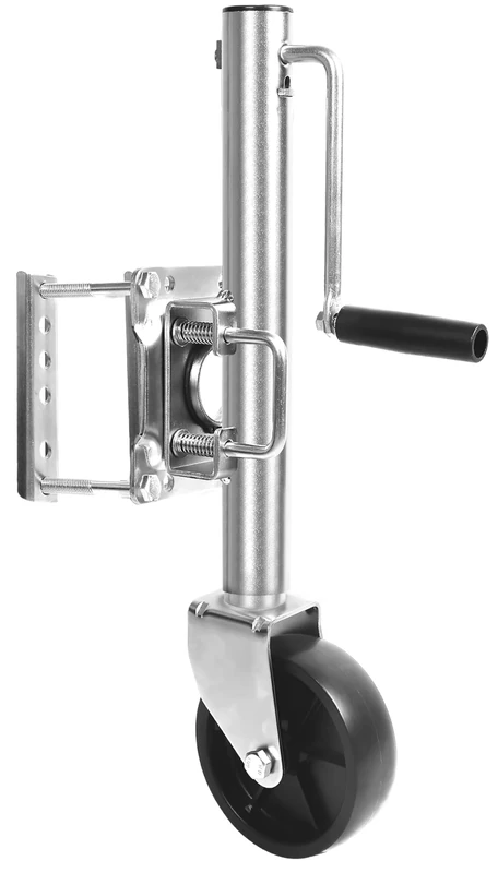 MAXXHAUL 70148 10" Lift Swing Back Trailer Jack with Single Wheel - 1000 lbs. Capacity