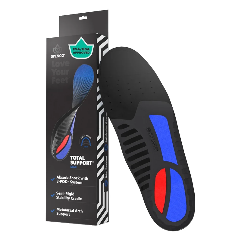Spenco Total Support Max Insole Women 5-6/Men 5-6
