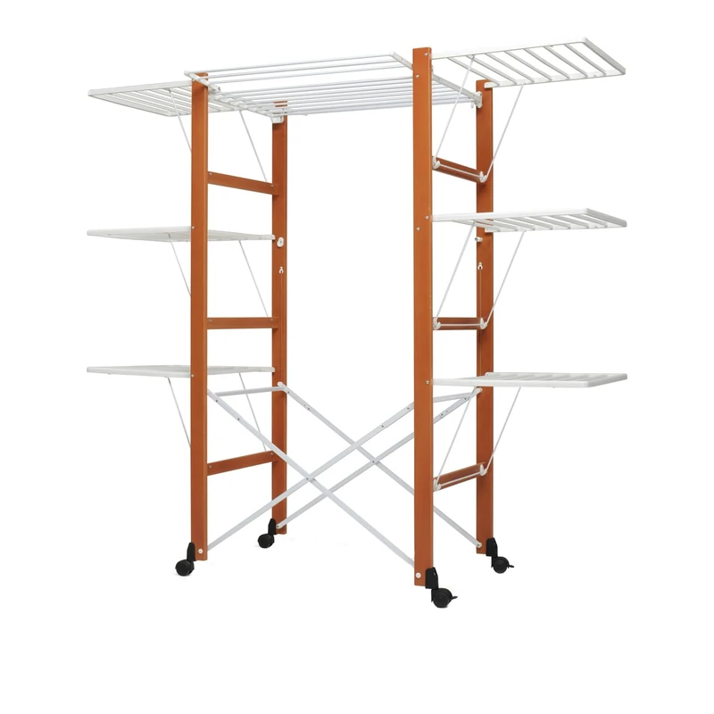 Foppapedretti Ursus Airer Noce - Walnut Wood Clothes Drying Rack