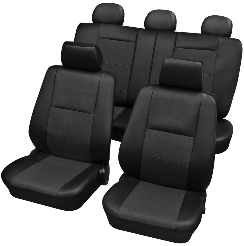 Petex 20775901 Car Seat Covers Elba Complete Set Charcoal