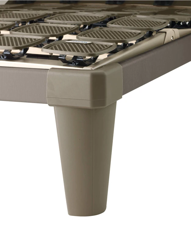 Tempur Dual, Standard Bed feet for Standing Flex System Frame, Cappuccino Brown, 29 cm